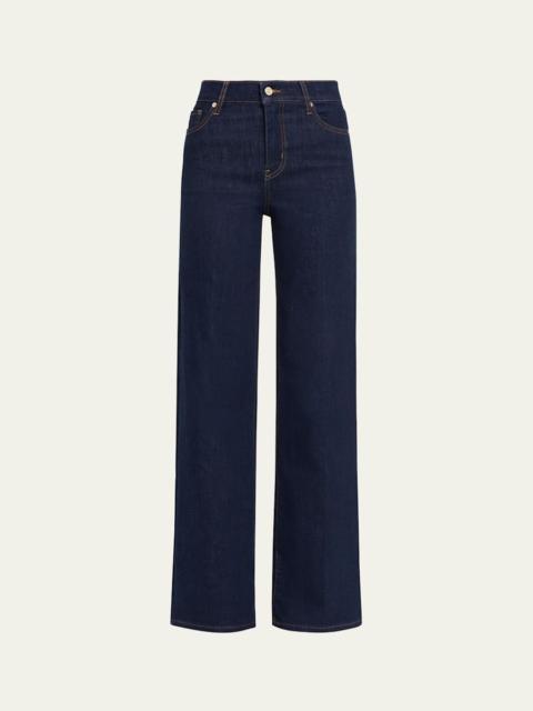 FRAME Le Slim Palazzo Long Jeans