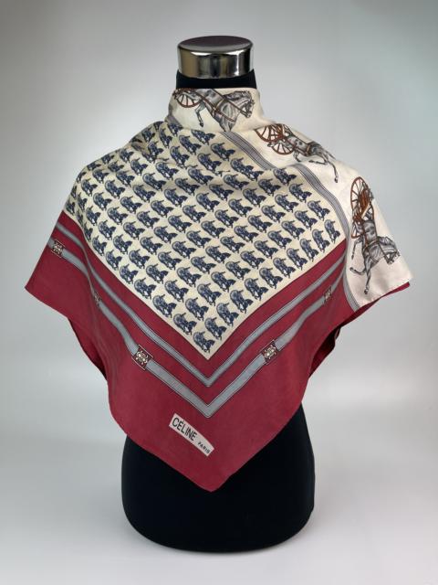 Other Designers Vintage - Vintage Celine Scarf Silk
