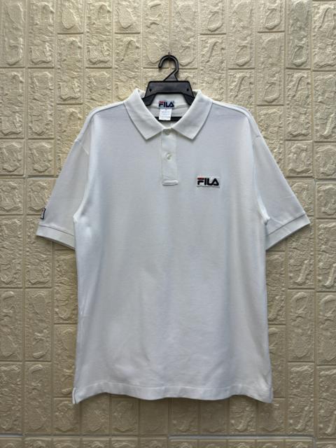 Other Designers Vintage - VINTAGE FILA BOX LOGO MADE IN USA POLO SHIRT-GR72
