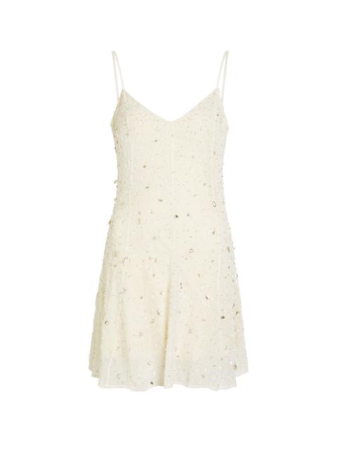 strapless white lace dress Rendezvous Strapless Mini Dress Cream