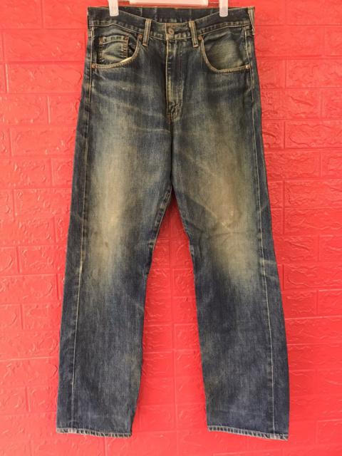 VINTAGE 90s LEVIS 502 BIG E SELVEDGE DISTRESSED JEANS