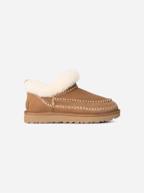 UGG ® Women's Classic Ultra Mini Alpine Sheepskin Classic Boots in Chestnut