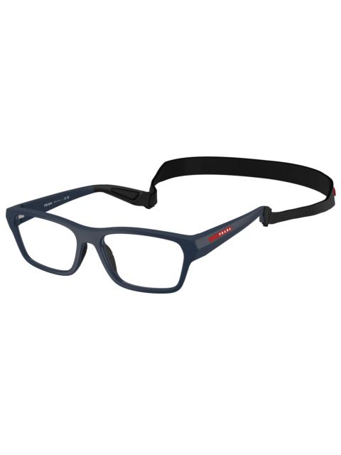 Prada Prada Linea Rossa Demo Rectangular Men's Eyeglasses PS 03RV MAG1O1 56