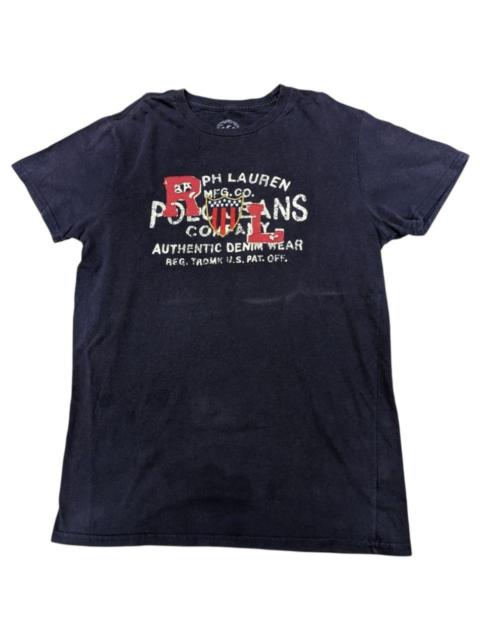 Polo Ralph Lauren POLO RALPH LAUREN EMBROIDERED LOGO DISTRESSED PURPLE SHIRT