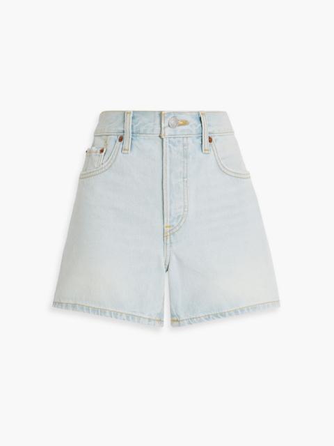 RE/DONE Distressed denim shorts