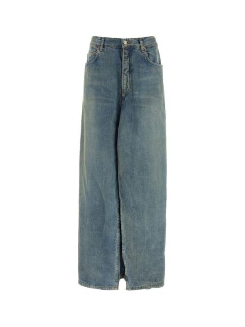 Balenciaga Woman Denim Baggy Jeans