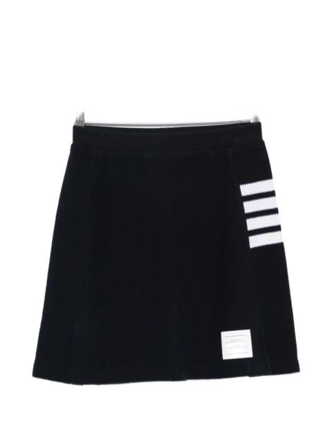 Thom Browne Thom Browne 4-Bar Piqué Mini Skirt