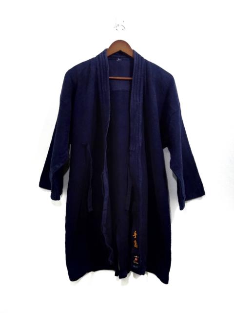 Other Designers Vintage Cotton Indigo Japanese Noragi Sashiko Jacket 12