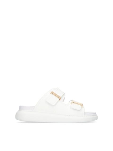 Alexander McQueen ALEXANDER MCQUEEN Hybrid Ivory Rubber Slide Sandals New (Wom