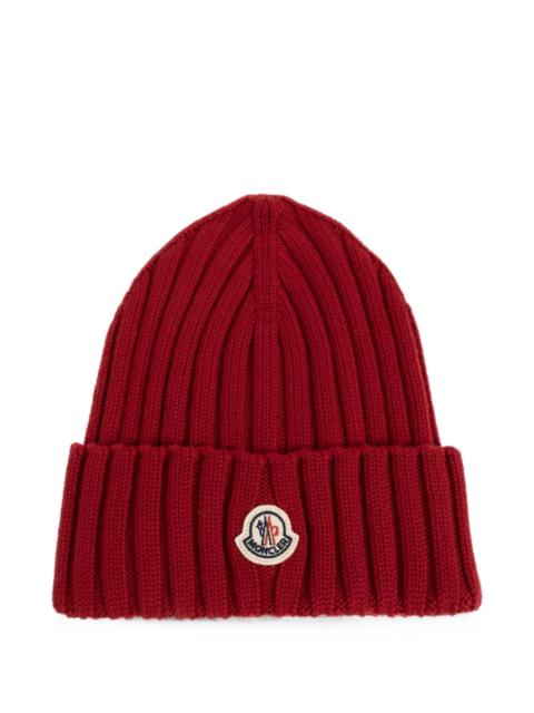 Moncler Moncler Women Logo Wool Beanie