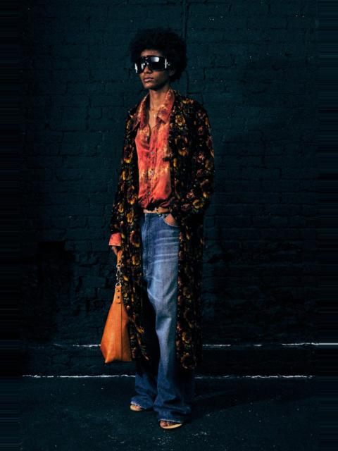 R13 DRAPEY DOUBLE BREASTED COAT