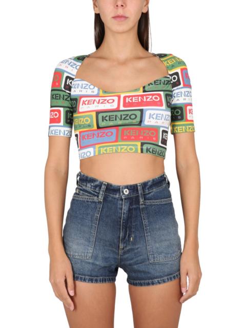 KENZO Kenzo Women Kenzo Labels Short Top