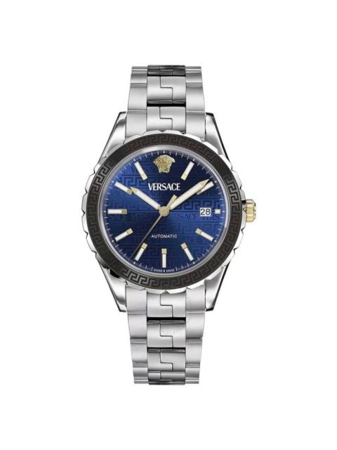 VERSACE Versace Hellenyium Automatic Blue Dial Men's Watch VEQCA0424