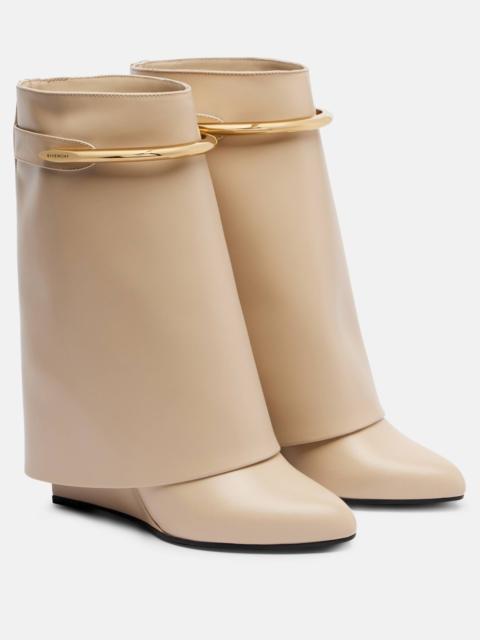 Givenchy Shark leather mid-calf boots