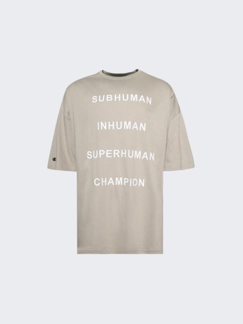 Rick Owens X  Champion Knitted Tommy T Pearl