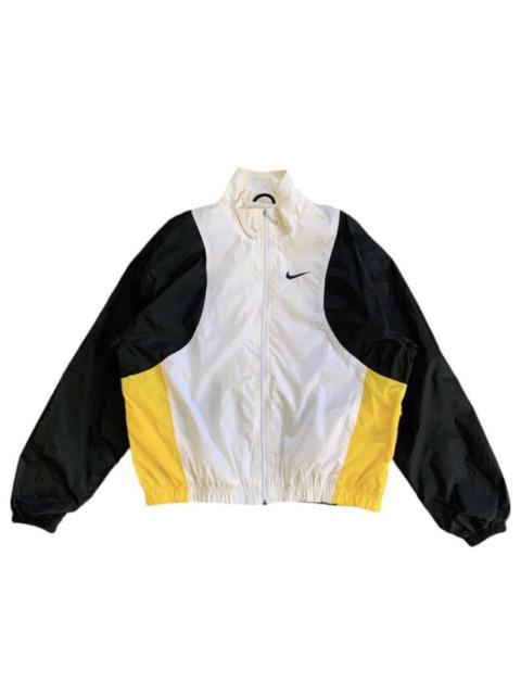 Nike Vintage Nike Small Swoosh Tricolor Nylon Jacket