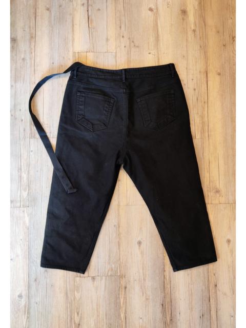 Rick Owens DRKSHDW Canvas collapse cropped