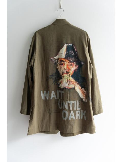 Yohji Yamamoto Yohji Yamamoto 17ss portrait hand-painted suit