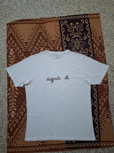 Other Designers agnes b. - Agnès b. Homme Embroidered Script Logo T-Shirt