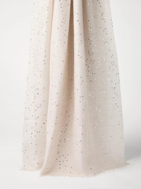 Brunello Cucinelli Cashmere and silk Diamond yarn scarf