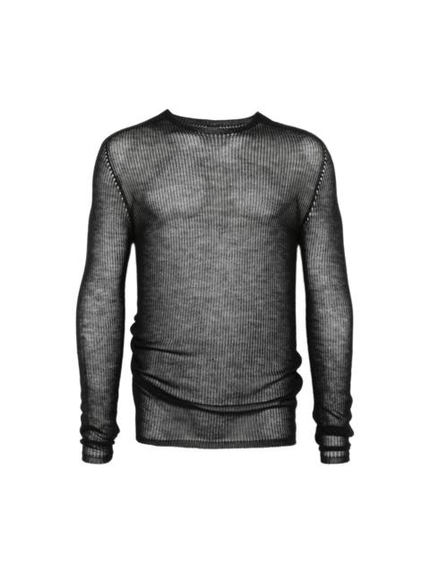 Rick Owens RIBBED CREW-NECK SWEATER