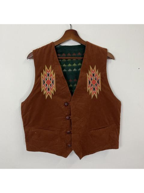 Other Designers Art - Vintage Bloodstock Aztex Navajo Reversable Vest