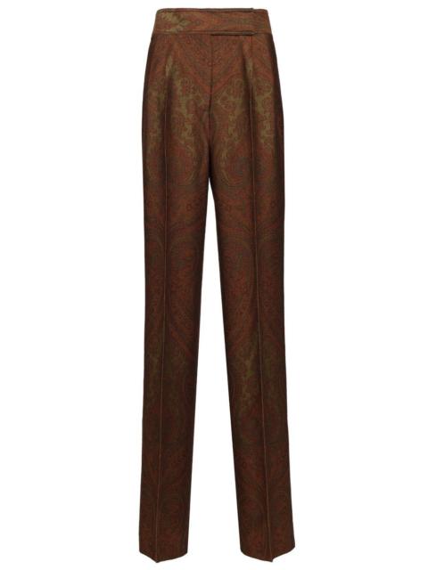 Etro Etro Women Jacquard Trousers
