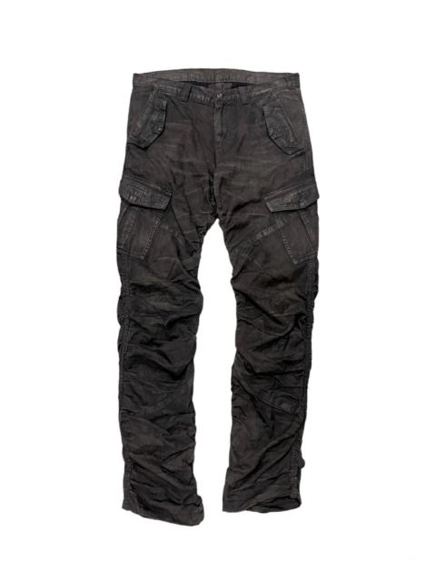 Other Designers Tornado Mart Waxed Multipocket Coated Denim Pants