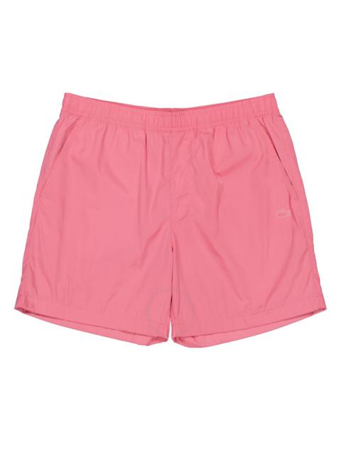 LACOSTE Lacoste Men's Reseda Pink Waterproof Relaxed-Fit Shorts