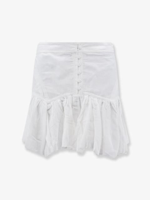 Isabel Marant Étoile Marant Etoile Daneen Organic Cotton And Viscose Skirt