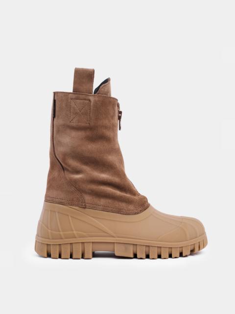Stutterheim Patrol Zip Boot Suede Tobacco/Fudge