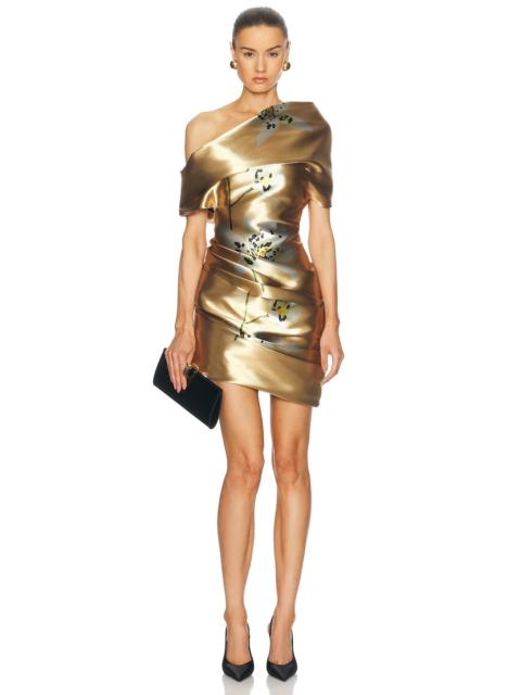 Draped Mini Dress
