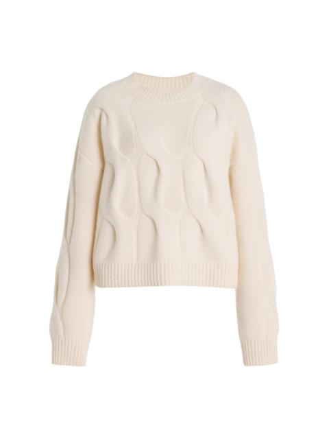 LISA YANG Sammie Cashmere Sweater ivory
