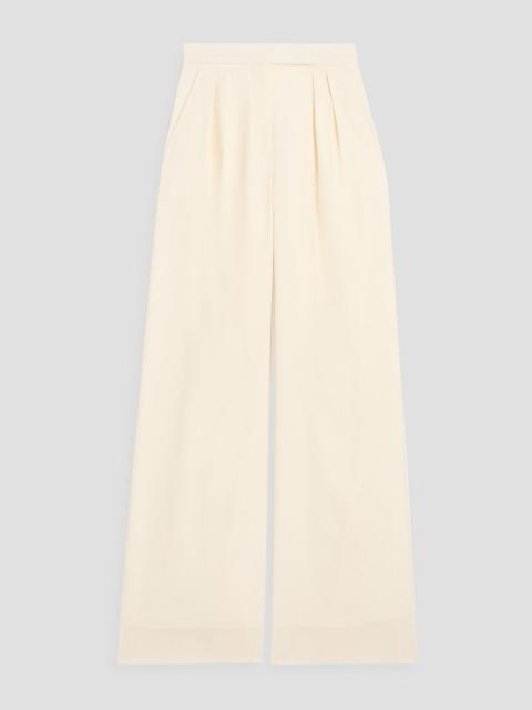 Max Mara Piombo wool-crepe wide-leg pants