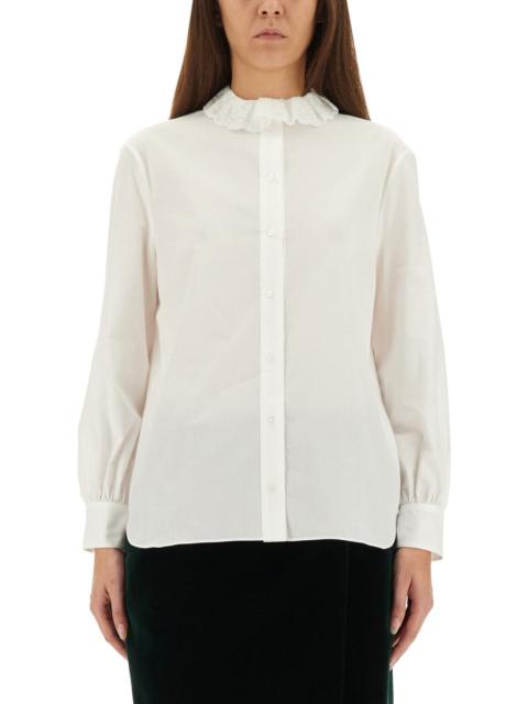 SAINT LAURENT Saint Laurent Women Pierrot Collar Shirt