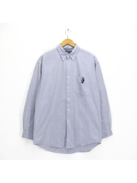 Other Designers Polo Ralph Lauren - Shirt Oxford Button Down Long Sleeve Polo Bear Mini logo