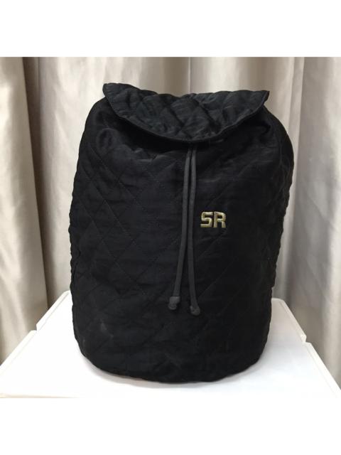 Other Designers Designer × Sonia Rykiel - Sonia Rykiel Quilted Nylon Single Button Mini Backpack