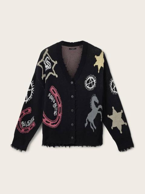 ALLSAINTS HESTER JACQUARD CARDIGAN