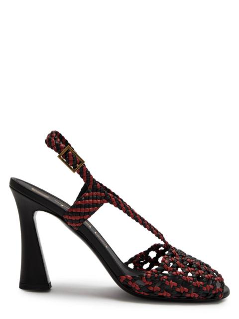 Etro Etro 100 Woven Faux Leather Sandals