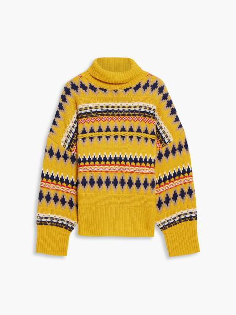 rag & bone Willow Fair Isle wool turtleneck sweater