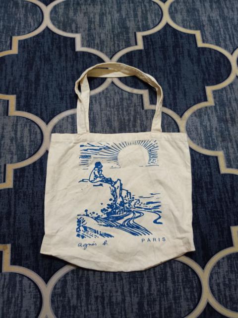 Other Designers Agnes B. - Agnes B Art Canvas Tote Bag