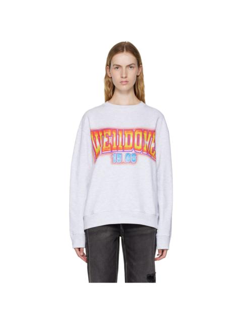 We11done Gray Crewneck Sweatshirt