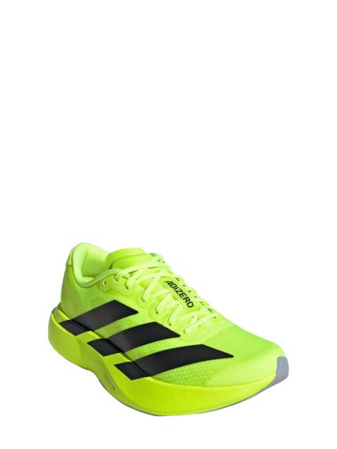 adidas Adizero Evo SL Running Shoe in Lemon/Black/Matte Silver at Nordstrom