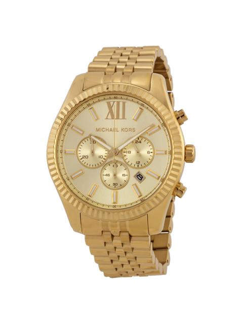 Other Designers Michael Kors Lexington Chronograph Champagne Dial Men's Watch MK8281