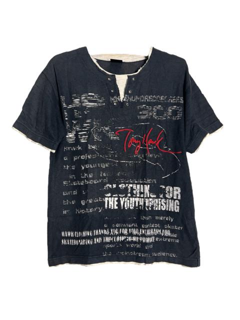 Other Designers Print All Over Me - 🔥RARE🔥 Vintage Tony Hawk Skateboard OVP Distreesed Shirt