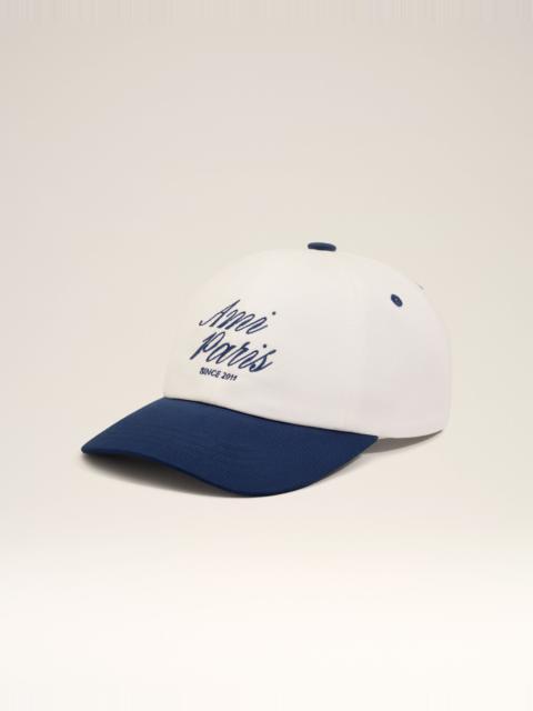 AMI Paris BLUE AND WHITE BICOLOR COTTON AMI PARIS CAP