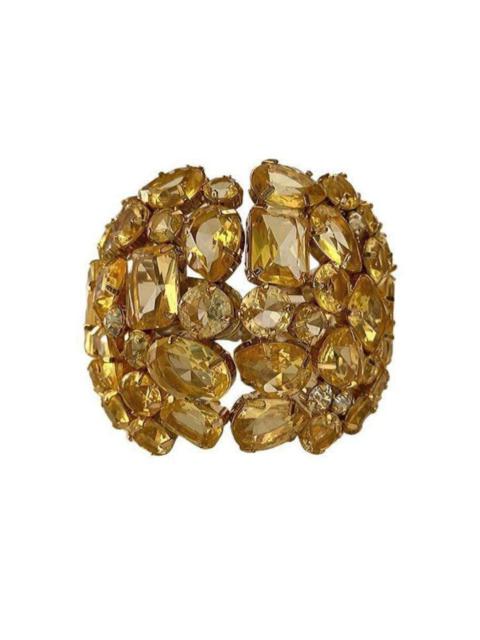 Other Designers Rhinestone Stone Cuff Bracelet