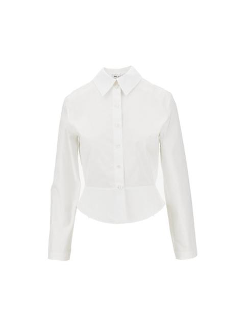 Alaïa Alaia Women Poplin Basque Shirt