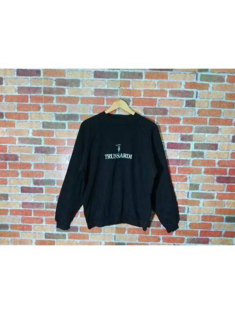 Other Designers Vintage - Trussardi Sweatshirt Big Logo Embroidery Spellout