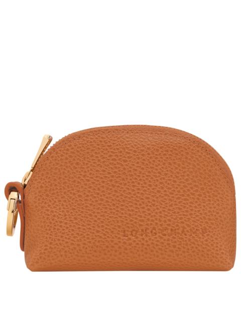 Longchamp Le Foulonné Coin purse Amber - Leather